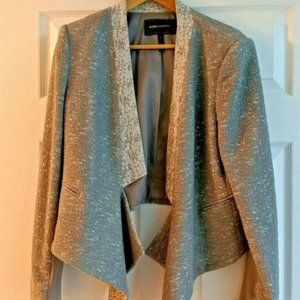 BCBG Max Azria Candice Blazer Dove Grey Size L